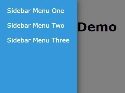 La navegación lateral de Android-like con Pure JavaScript-Sidenav. js