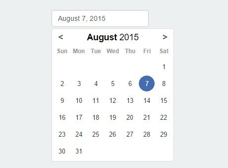 Selector de fecha de JavaScript de estilo plano-flatpickr