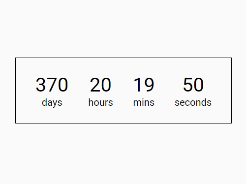 Temporizador de cuenta regresiva fácil de DateTime-Countdown. js