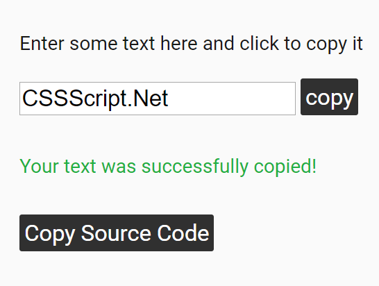 Biblioteca de copia a portapapeles más sencilla-simpleCopy