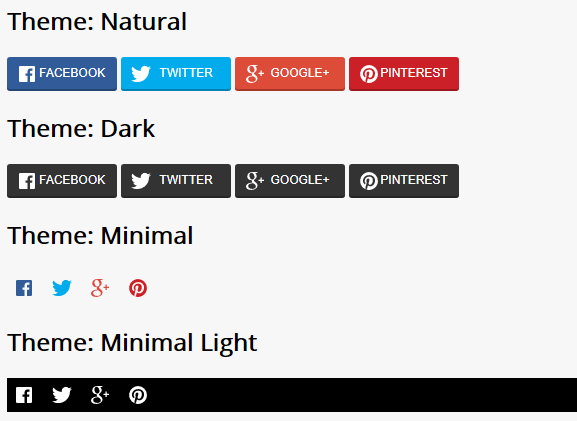 Barra de compartir social personalizable en JavaScript-share-bar