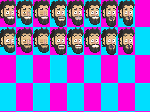 Fotograma a fotograma (Sprite) animación con JavaScript-Roger. js