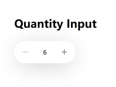 Número hermoso Spinner en JavaScript puro-cantidad de entrada