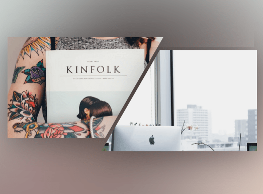 Deslizador de imagen dividida con CSS3 y SVG